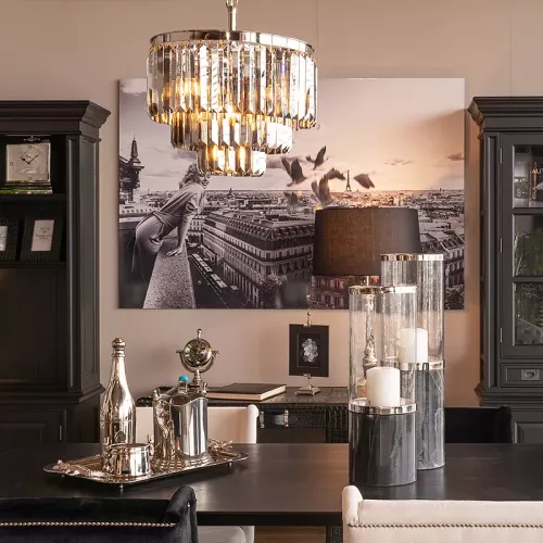 Hazenkamp Zane Crystal Ceiling Lamp  (109891)