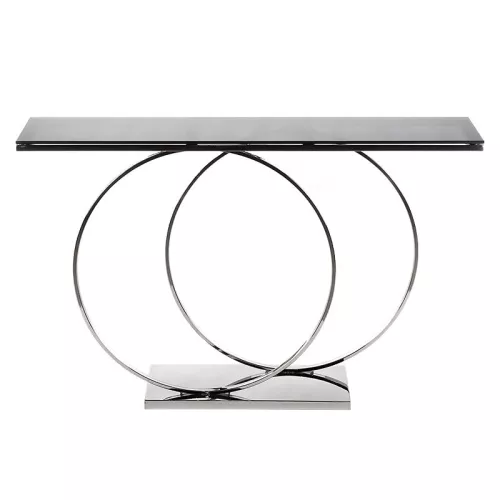 Sky Black Console Table