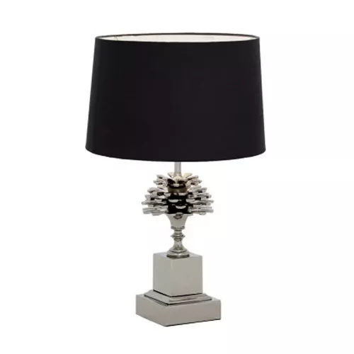 Table Lamp 17x17x61cm Incl. Grey Shade
